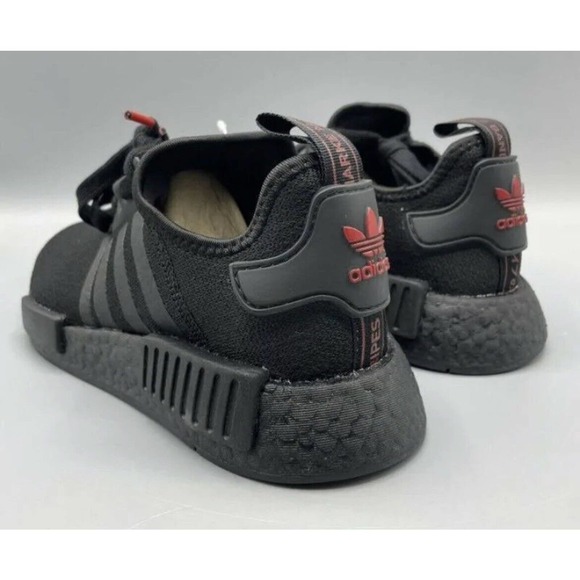 Adidas Originals NMD R1 BOOST Ultra FY9387 Black Red Womens 8.5 New Fast  Ship